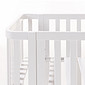 Kit Berço 3 em 1 + Cômoda 4 gavetas e 1 Porta com Rattan Branco | Linha Feliz + 1,2,3 Kit Berço 3 em 1 + Cômoda 4 gavetas e 1 Porta com Rattan Branco | Linha Feliz + 1,2,3