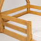Mini Cama Infantil Montessoriana Casinha Bloomie em Madeira Maciça Pinus Mel Mini Cama Infantil Montessoriana Casinha Bloomie em Madeira Maciça Pinus Mel