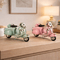 Scooter Decorativa Rosa