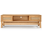 Rack para TV Nature em Madeira e Rattan Natural Rack para TV Nature em Madeira e Rattan Natural