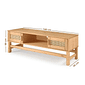 Rack para TV Nature em Madeira e Rattan Natural Rack para TV Nature em Madeira e Rattan Natural