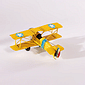 Avião Decorativo amarelo Avião Decorativo amarelo