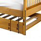 Cama Infantil Casinha Com Cama Auxiliar Bloomie em Madeira Maciça Pinus Mel Cama Infantil Casinha Com Cama Auxiliar Bloomie em Madeira Maciça Pinus Mel