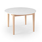 Mesa Infantil Redonda de Madeira Maciça 80cm Branca Mesa Infantil Redonda de Madeira Maciça 80cm Branca