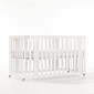 Kit Berço 3 em 1 + Cômoda 4 gavetas em Madeira Maciça Branco | Linha Feliz + 1,2,3 Kit Berço 3 em 1 + Cômoda 4 gavetas em Madeira Maciça Branco | Linha Feliz + 1,2,3