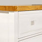Kit Berço e Cômoda Encanto Branco e Mel Kit Berço e Cômoda Encanto Branco e Mel