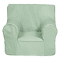 Mini Sofá Poltrona Infantil Verde de Espuma com Alça de Transporte e Capa Lavável
