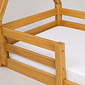 Mini Cama Infantil Montessoriana Casinha Bloomie em Madeira Maciça Pinus Mel Mini Cama Infantil Montessoriana Casinha Bloomie em Madeira Maciça Pinus Mel