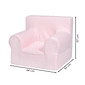 Mini Sofá Poltrona Infantil Rosa de Espuma com Alça de Transporte e Capa Lavável Mini Sofá Poltrona Infantil Rosa de Espuma com Alça de Transporte e Capa Lavável