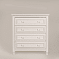 Kit Berço 3 em 1 + Cômoda 4 gavetas em Madeira Maciça Branco | Linha Feliz + 1,2,3 Kit Berço 3 em 1 + Cômoda 4 gavetas em Madeira Maciça Branco | Linha Feliz + 1,2,3