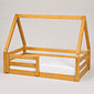 Mini Cama Infantil Montessoriana Casinha Bloomie em Madeira Maciça Pinus Mel Mini Cama Infantil Montessoriana Casinha Bloomie em Madeira Maciça Pinus Mel