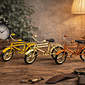 Bicicleta Decorativa Laranja