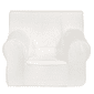 Mini Sofá Poltrona Infantil Off White de Espuma com Alça de Transporte e Capa Lavável Mini Sofá Poltrona Infantil Off White de Espuma com Alça de Transporte e Capa Lavável