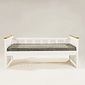 Sofá Cama Encanto com Cama Auxiliar Branco + Mel Sofá Cama Encanto com Cama Auxiliar Branco + Mel