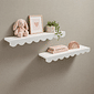 Prateleira Pop Branca 55 cm Kit com 2 Unidades Prateleira Pop Branca 55 cm Kit com 2 Unidades