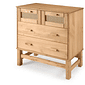 Kit Cabeceira + Cômoda + Mesa de Cabeceira 1 Gaveta de Rattan Nature Kit Cabeceira + Cômoda + Mesa de Cabeceira 1 Gaveta de Rattan Nature