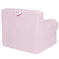 Mini Sofá Poltrona Infantil Rosa de Espuma com Alça de Transporte e Capa Lavável