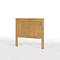 Cabeceira de Cama SOLTEIRO 110cm Alamo em Madeira Natural