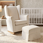 Poltrona de Amamentação Cloud com Balanço + Puff Mommy Bouclé Branco Poltrona de Amamentação Cloud com Balanço + Puff Mommy Bouclé Branco