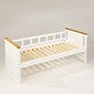 Sofá Cama Encanto com Cama Auxiliar Branco + Mel Sofá Cama Encanto com Cama Auxiliar Branco + Mel
