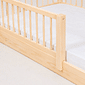 Grade de Proteção Adicional para Cama Infantil em Madeira Maciça Pinus Natural 93x41cm