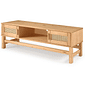 Rack para TV Nature em Madeira e Rattan Natural Rack para TV Nature em Madeira e Rattan Natural