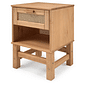 Mesa de Cabeceira Nature Rattan Gaveta e Nicho Mesa de Cabeceira Nature Rattan Gaveta e Nicho