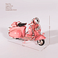 Scooter Decorativa Rosa Scooter Decorativa Rosa