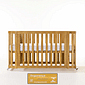 Kit Berço 3 em 1 + Cômoda 4 gavetas e 1 Porta com Rattan Mel | Linha Feliz + 1,2,3 Kit Berço 3 em 1 + Cômoda 4 gavetas e 1 Porta com Rattan Mel | Linha Feliz + 1,2,3
