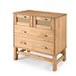 Kit Cabeceira SOLTEIRO + Cômoda + Mesa de Cabeceira 2 Gavetas de Rattan Nature Kit Cabeceira SOLTEIRO + Cômoda + Mesa de Cabeceira 2 Gavetas de Rattan Nature