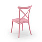 Cadeira Infantil Fiori em Polipropileno Com Encosto em X Rosa Cadeira Infantil Fiori em Polipropileno Com Encosto em X Rosa