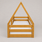 Mini Cama Infantil Montessoriana Casinha Bloomie em Madeira Maciça Pinus Mel Mini Cama Infantil Montessoriana Casinha Bloomie em Madeira Maciça Pinus Mel