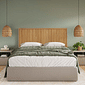 Cabeceira de Cama QUEEN 158cm Rounded em Madeira Maciça