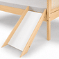 Escorregador para Cama Infantil com Fácil Fixação em Madeira Maciça Pinus Natural e Branco Escorregador para Cama Infantil com Fácil Fixação em Madeira Maciça Pinus Natural e Branco
