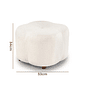 Poltrona de Amamentação Luna com Balanço e Puff Flor Bouclé Branco Poltrona de Amamentação Luna com Balanço e Puff Flor Bouclé Branco