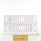 Kit Berço 3 em 1 + Cômoda 4 gavetas em Madeira Maciça Branco | Linha Feliz + 1,2,3 Kit Berço 3 em 1 + Cômoda 4 gavetas em Madeira Maciça Branco | Linha Feliz + 1,2,3