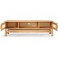 Rack para TV Nature em Madeira e Rattan Natural Rack para TV Nature em Madeira e Rattan Natural