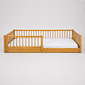 Cama Infantil de Solteiro Montessori em Madeira Maciça Pinus Mel Cama Infantil de Solteiro Montessori em Madeira Maciça Pinus Mel