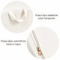 Mini Sofá Poltrona Infantil Off White de Espuma com Alça de Transporte e Capa Lavável