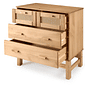 Kit Cabeceira + Cômoda + Mesa de Cabeceira 1 Gaveta de Rattan Nature Kit Cabeceira + Cômoda + Mesa de Cabeceira 1 Gaveta de Rattan Nature
