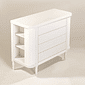 Kit Berço e Cômoda Toy Branco Kit Berço e Cômoda Toy Branco