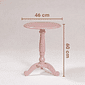 Mesa Redonda Lateral de Apoio Rosa Soft Mesa Redonda Lateral de Apoio Rosa Soft