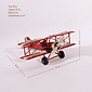 Avião Decorativo Branco e Vermelho