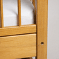 Cama Infantil Casinha Com Cama Auxiliar Bloomie em Madeira Maciça Pinus Mel