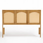 Cabeceira de Cama QUEEN 166cm Arcs Madeira e Rattan Cabeceira de Cama QUEEN 166cm Arcs Madeira e Rattan