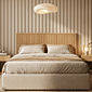 Cabeceira de Cama QUEEN 158cm Rounded em Madeira Maciça
