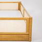 Cama Infantil de Solteiro Montessori em Madeira Maciça Pinus Mel Com Rattan Natural Cama Infantil de Solteiro Montessori em Madeira Maciça Pinus Mel Com Rattan Natural