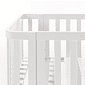 Kit Berço 3 em 1 + Cômoda 4 gavetas e 1 Porta com Rattan Branco | Linha Feliz + 1,2,3 Kit Berço 3 em 1 + Cômoda 4 gavetas e 1 Porta com Rattan Branco | Linha Feliz + 1,2,3