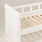 Sofá Cama Encanto com Cama Auxiliar Branco Sofá Cama Encanto com Cama Auxiliar Branco