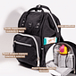 Bolsa Mochila Maternidade 2.0 Premium Preta Bolsa Mochila Maternidade 2.0 Premium Preta